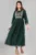 Women Embroidered Viscose Rayon A-line Kurta  (Green)