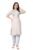 Women’s Embroidered Cotton Ethnic Wear 3/4 Sleeve V-Neck Latest Kurti Pant